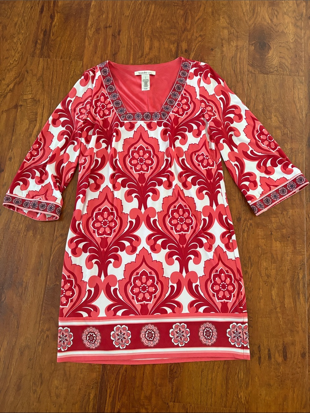 Laundry by Design Coral Shift Dress Size 2
